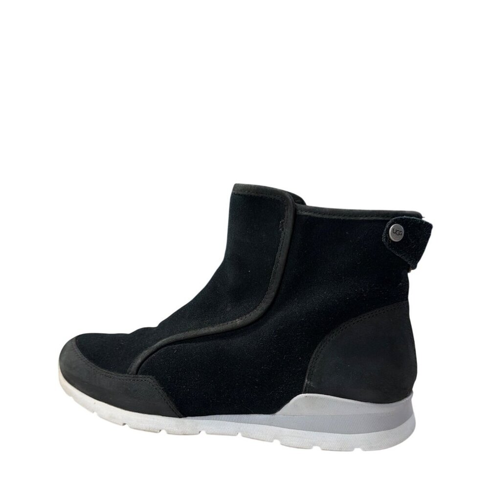 UGG Laurelle Lizard Suede Sneaker Booties